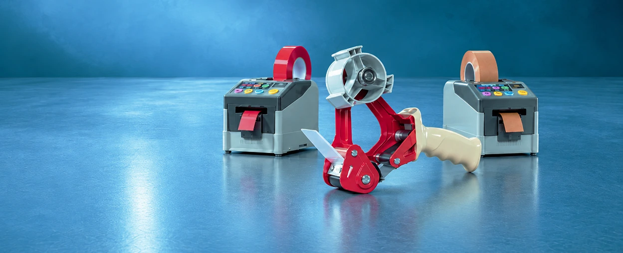 Dérouleurs d’adhésifs automatiques et manuels