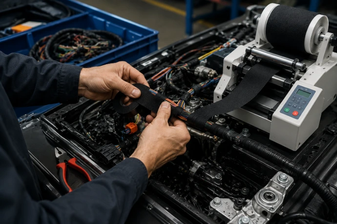 Découpe de matériaux techniques automobiles
