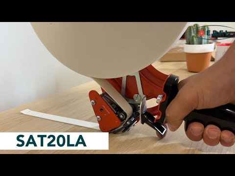 Vidéo de démonstration du SAT20-HA pour rubans double face forte adhésion