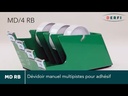Vidéo de démonstration du MD4-TB, dévidoir multi rouleaux 2 pistes
