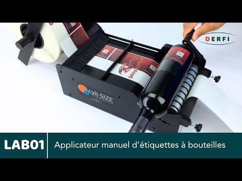 Vidéo LAB01 – démonstration de l’application d’étiquettes sur bouteille cylindrique