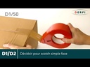 Vidéo de démonstration du D2-25 pour ruban filament et strapping