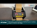 Vidéo de démonstration du RT120W, dévidoir automatique pour rubans jusqu’à 120 mm
