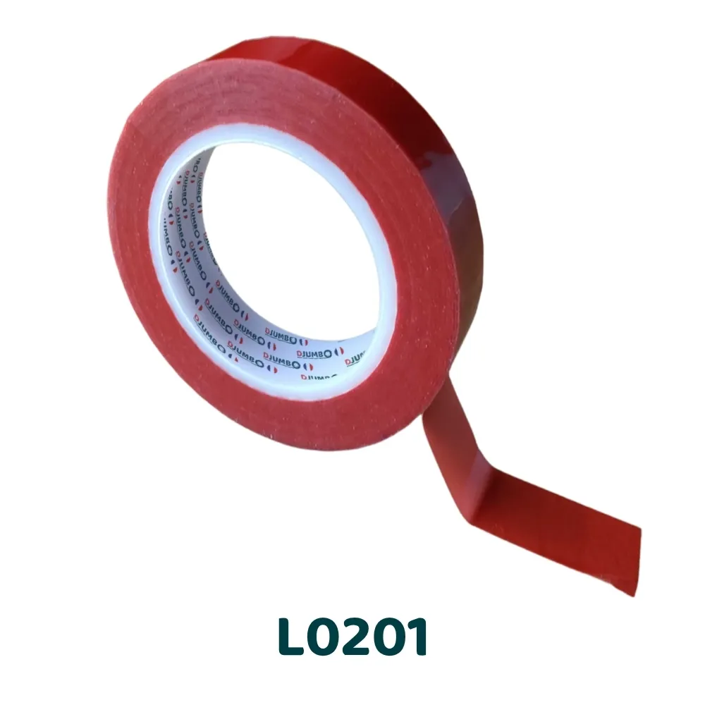 [L0201-66-03] L0201 - Cinta de poliéster de silicona roja de alta temperatura (3)