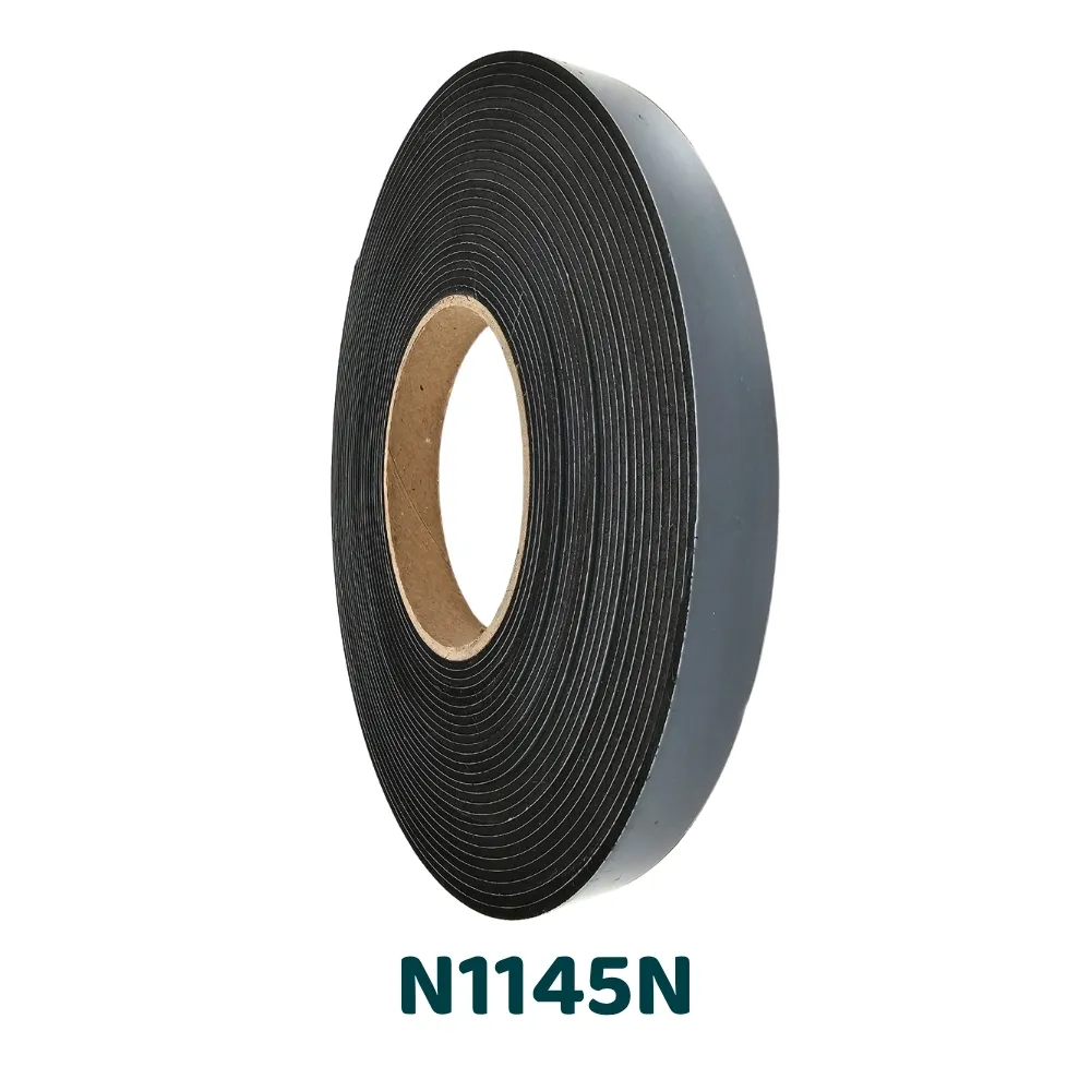 N1145N - Double face mousse PE noire 0,5 mm acrylique