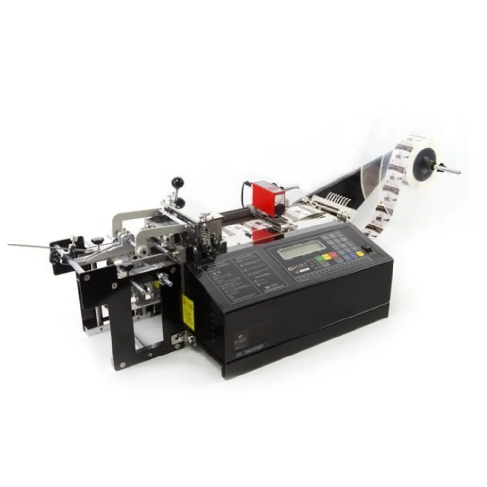 [TBC55-SK] Machine découpe étiquettes avec empilage auto