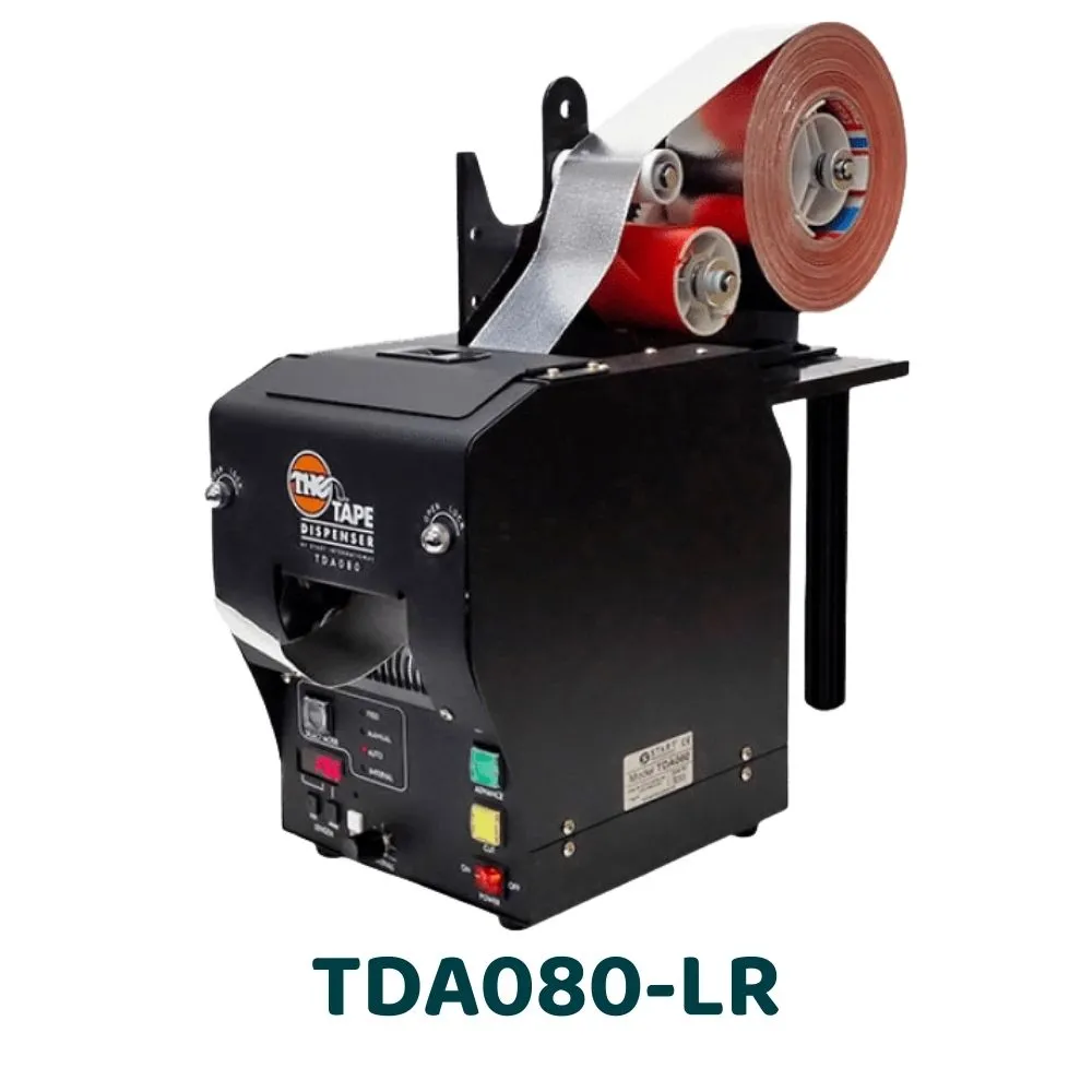 [TDA080-LR] TDA-LR - Dispensador automático de cinta adhesiva con recolector de revestimiento (80 mm)