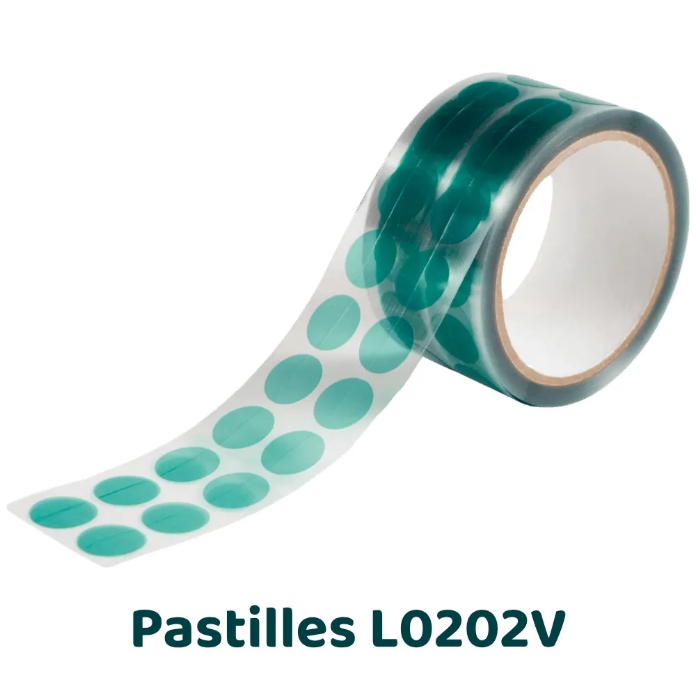 [T-L0202V] Pastilles L0202V - Pastilles polyester haute température silicone