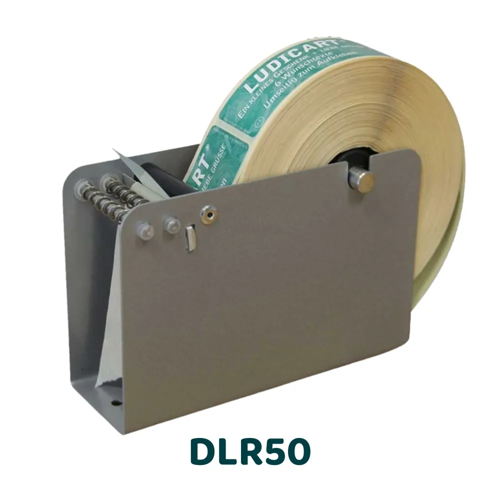 [DLR50] DLR - Dispensador de etiquetas manual compacto (50 mm)