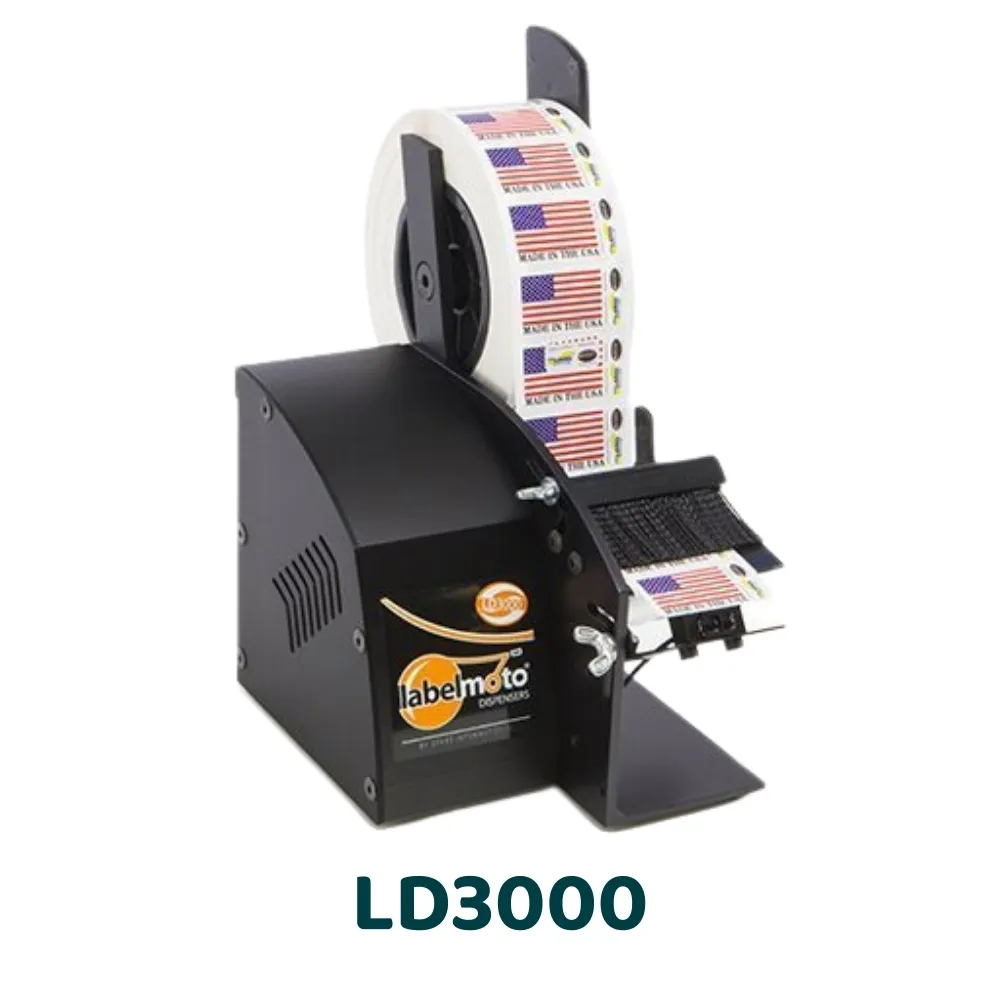Gama LD3000 – Dispensadores automáticos de pequeñas etiquetas de alta precisión