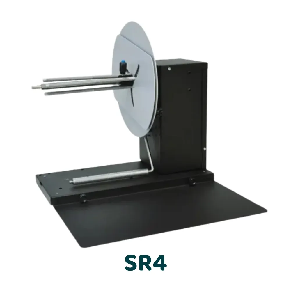 [SR4] SR - Rebobinador de etiquetas compacto para impresoras (de 40 a 76 mm)