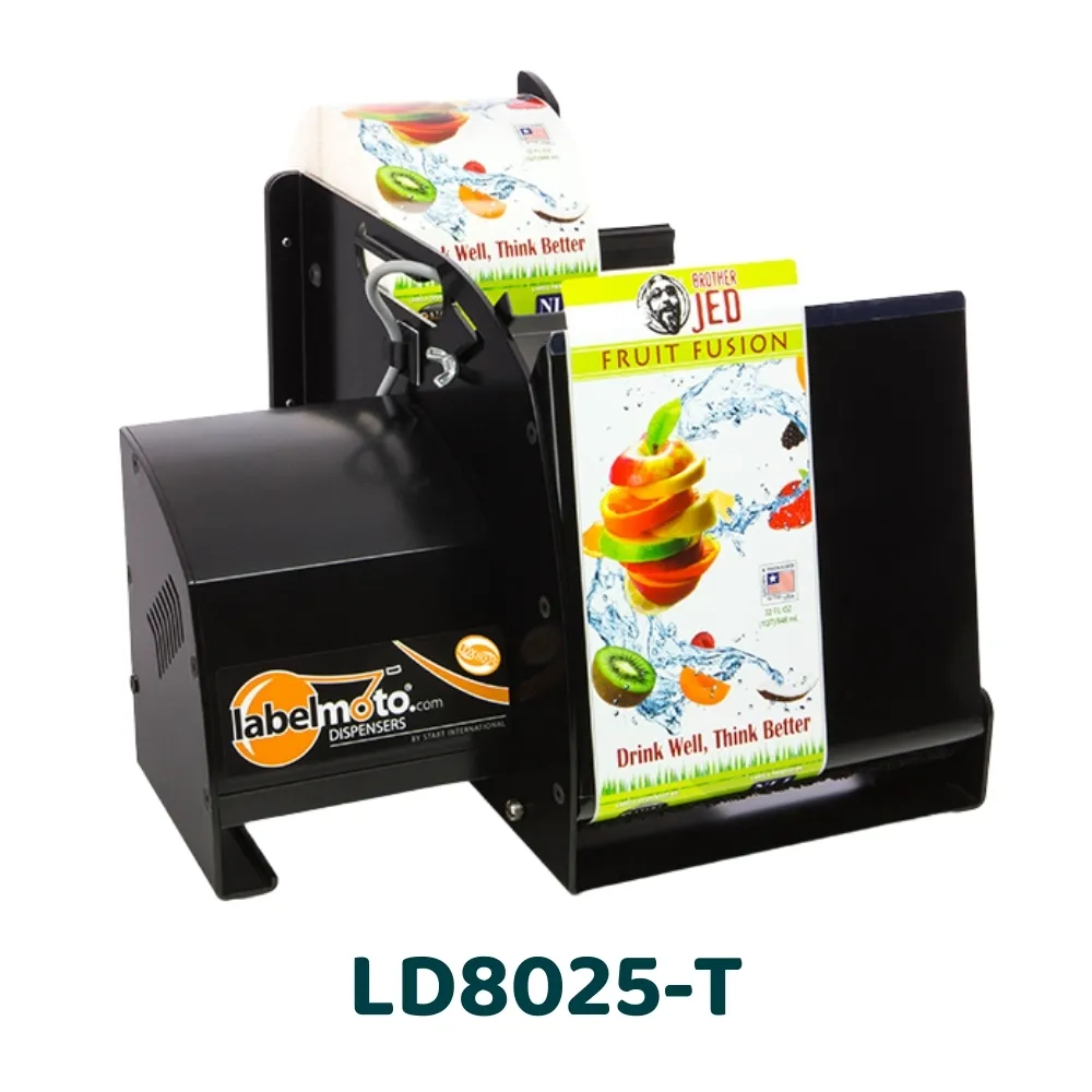 [LD8025-T] LD8 range – High-speed automatic long label dispensers (5.1 cm/s, Opaque, With)