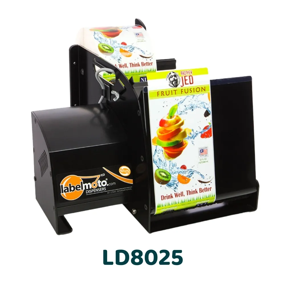 Gama LD8 – Dispensadores automáticos de etiquetas largas alta velocidad
