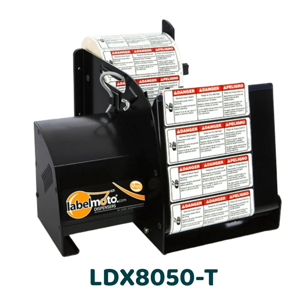 Gamme LDX8 – Distributeurs automatiques d’étiquettes longues et larges