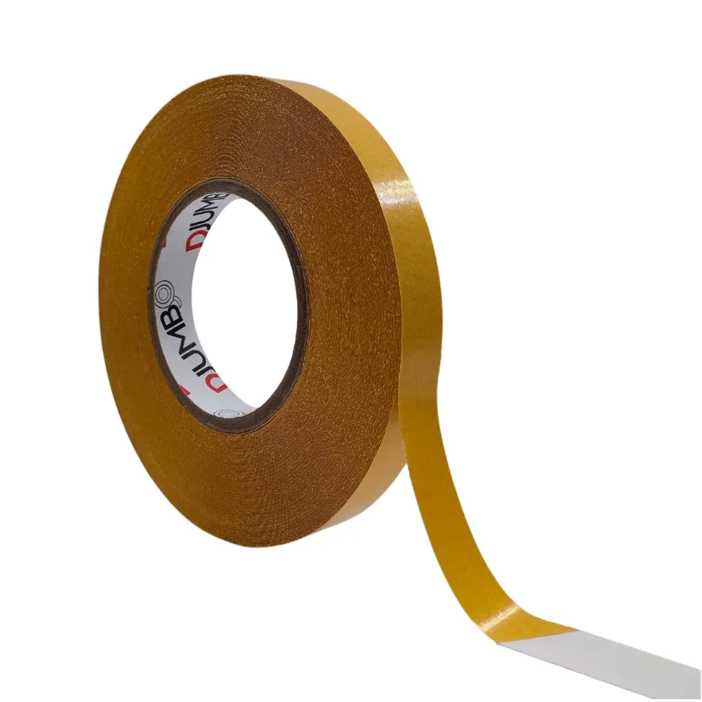 [E1141B-50-05] Ruban adhésif double face PVC blanc forte adhésion (5, 50)
