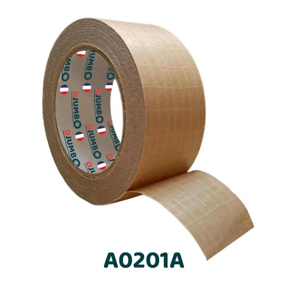 [A0201A] A0201A - Cinta kraft reforzada para el cierre de cajas pesadas