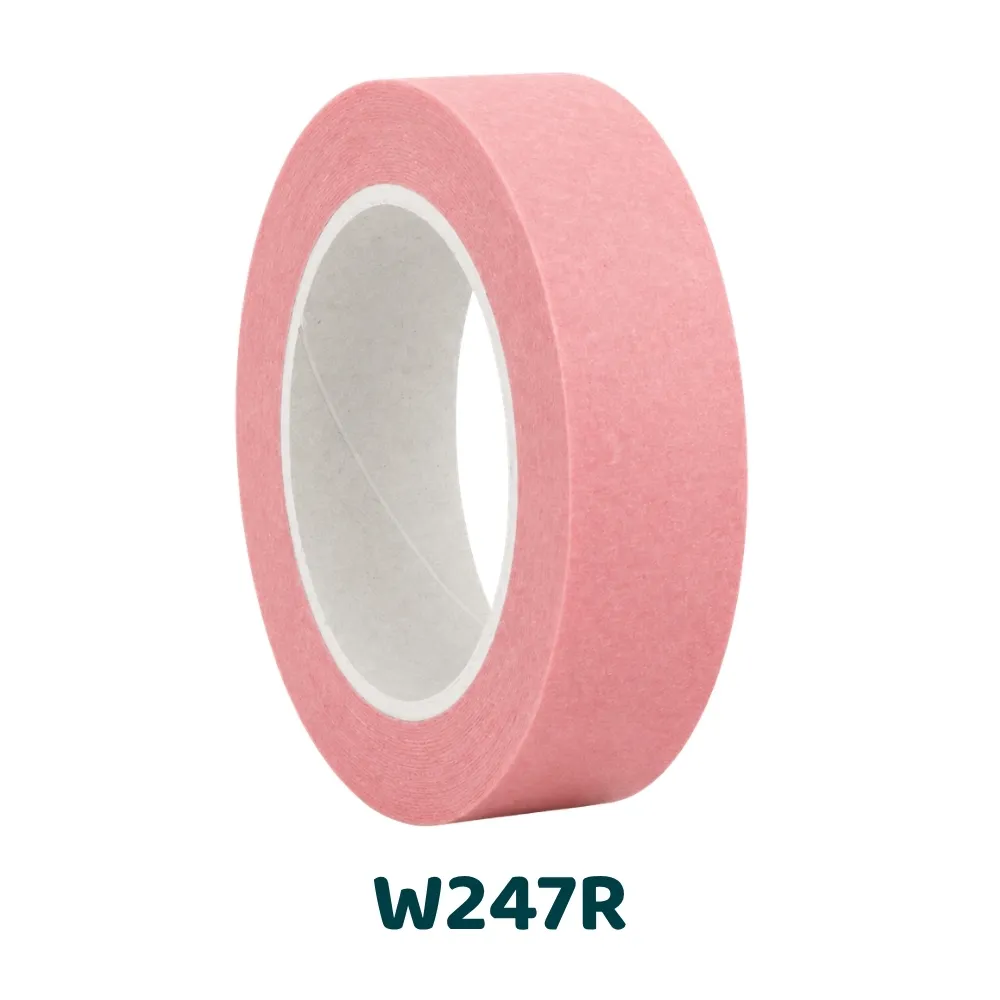 [W247R] W247R - Ruban washi rose pour finitions délicates