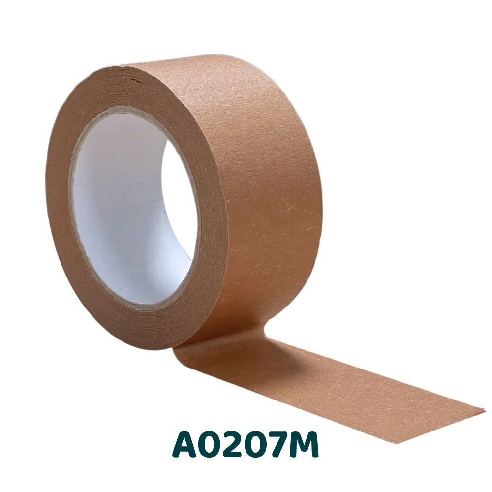A0207M - Ruban papier crêpé emballage colle Hot Melt