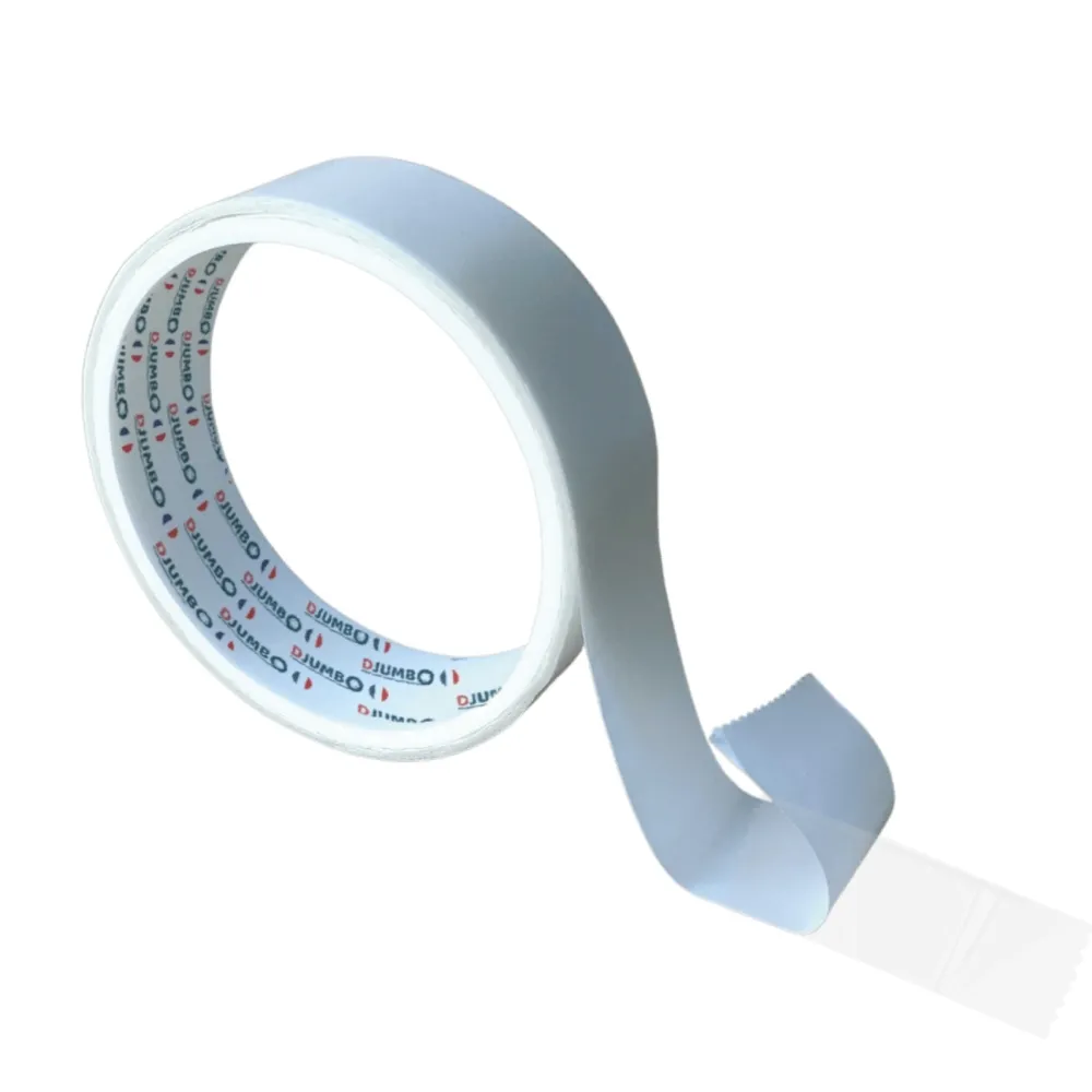 Ruban adhésif double face PET transparent repositionnable 110 µm