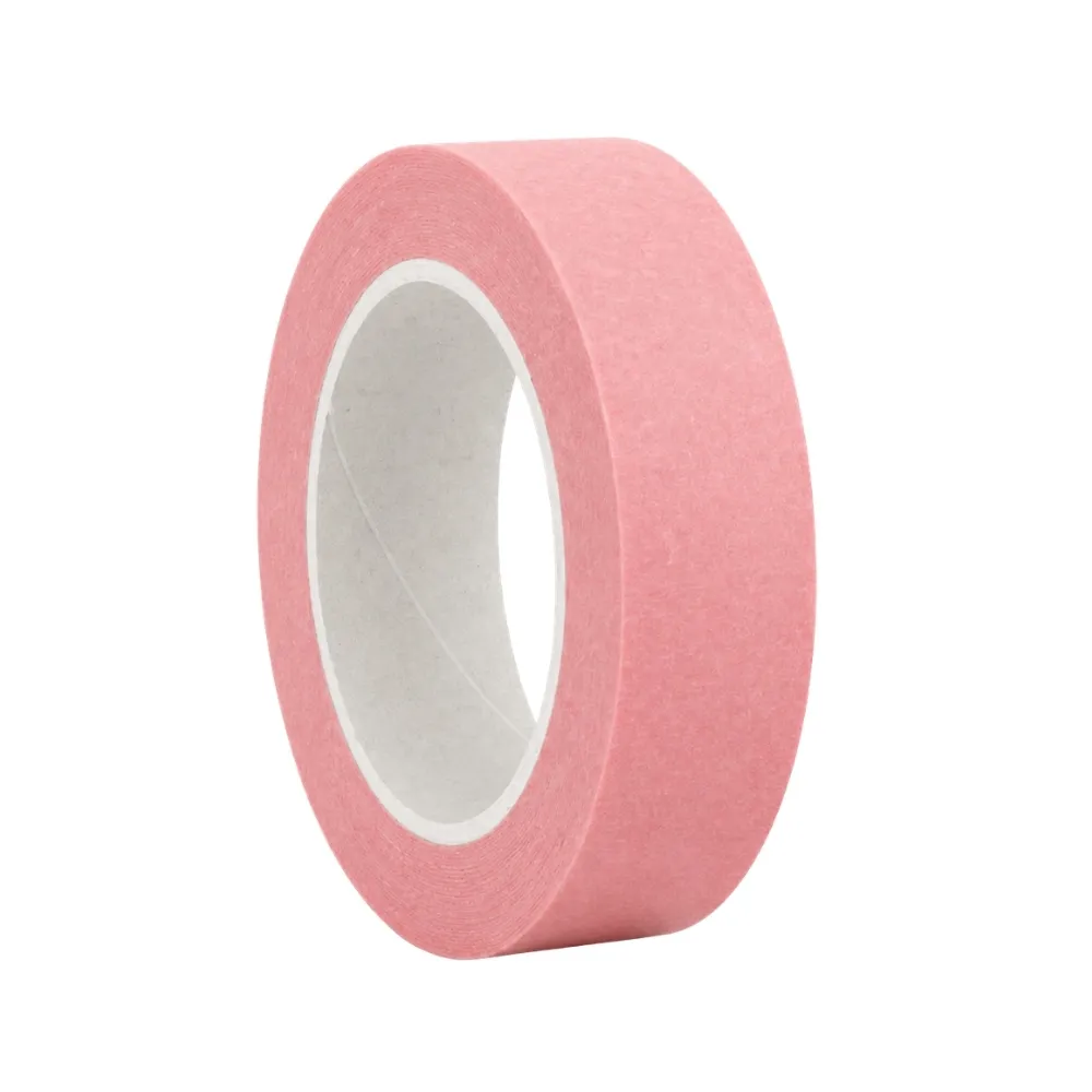 W247R – Pink Rice Paper Washi Adhesive Tape for Delicate Finishes