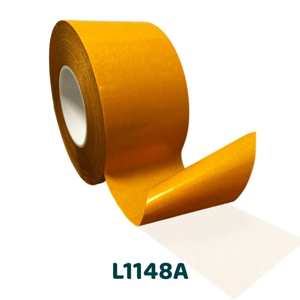 L1148A – Cinta adhesiva doble cara transfer reforzada para zócalos y suelos