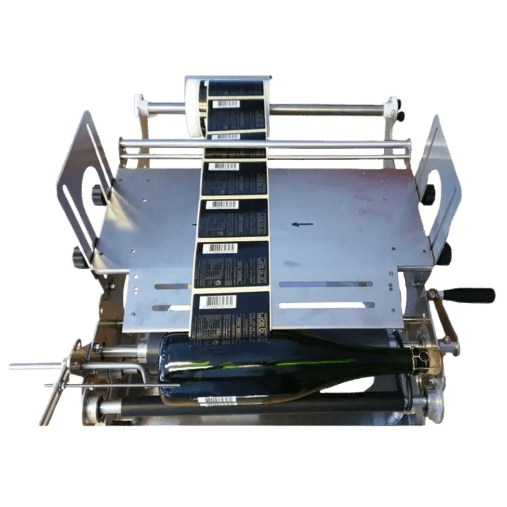 [DETICIL-T45] Etiquetadora manual profesional para botellas