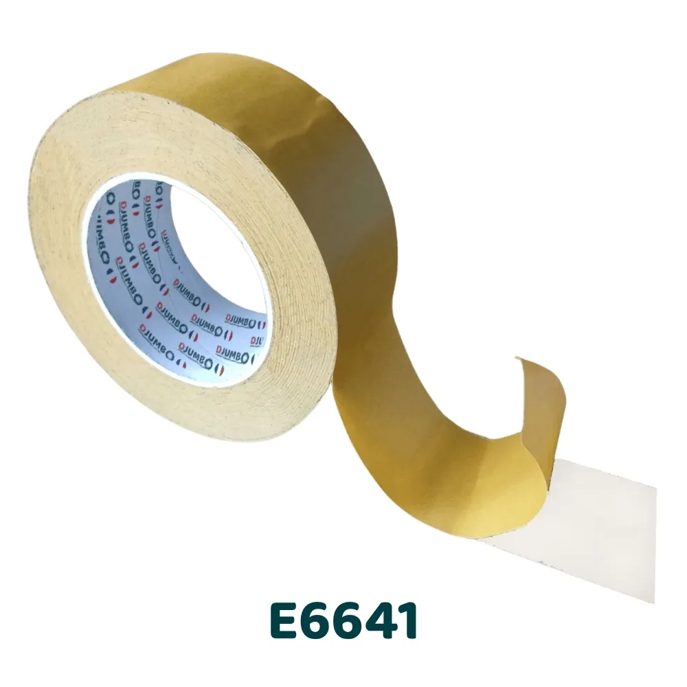 [E6641-50-09] E6641 Double face PP blanc adhésif économique polyvalent (9)