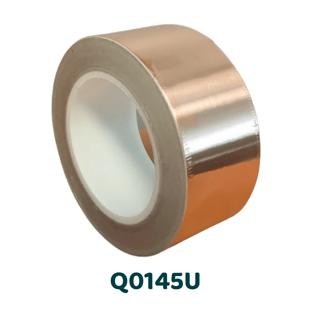 [Q0145U-33-50] Q0145U - Cinta conductora de cobre con blindaje EMI UL510 (Crudo)