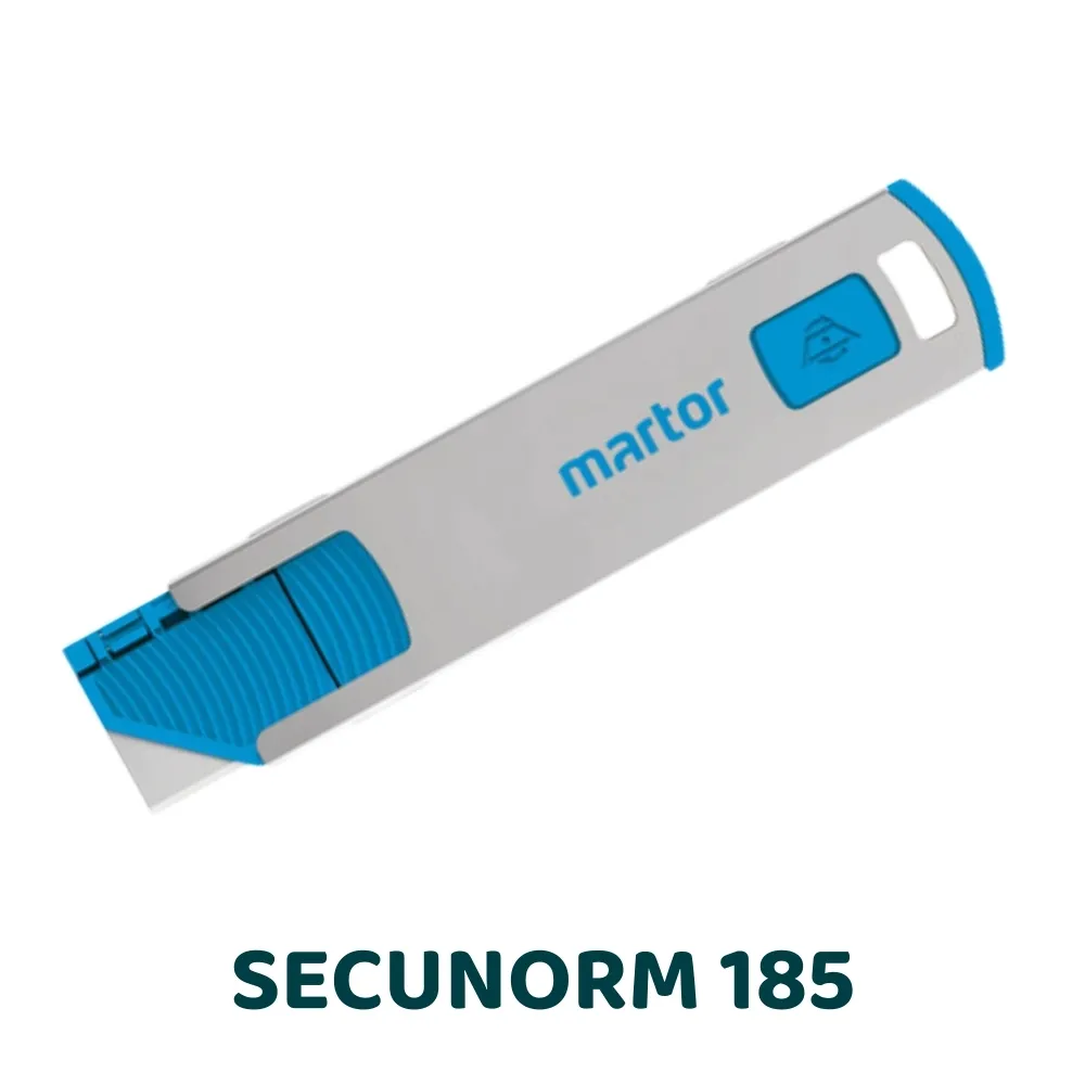 [185004.17] SECUNORM 185 - Cutter sécurité MARTOR lame rétractable