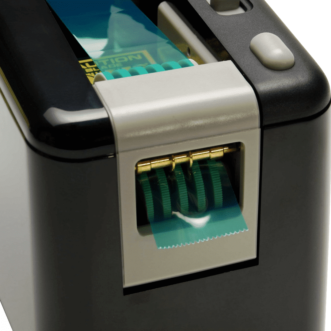 TTLIFE Distributeur Automatique de Ruban Adhésif Machine Demballage Multifonctionnelle de Coupe-colle Électronique 6-60mm Coupé 1/2 Rouleaux pour le Bureau et la Maison 
