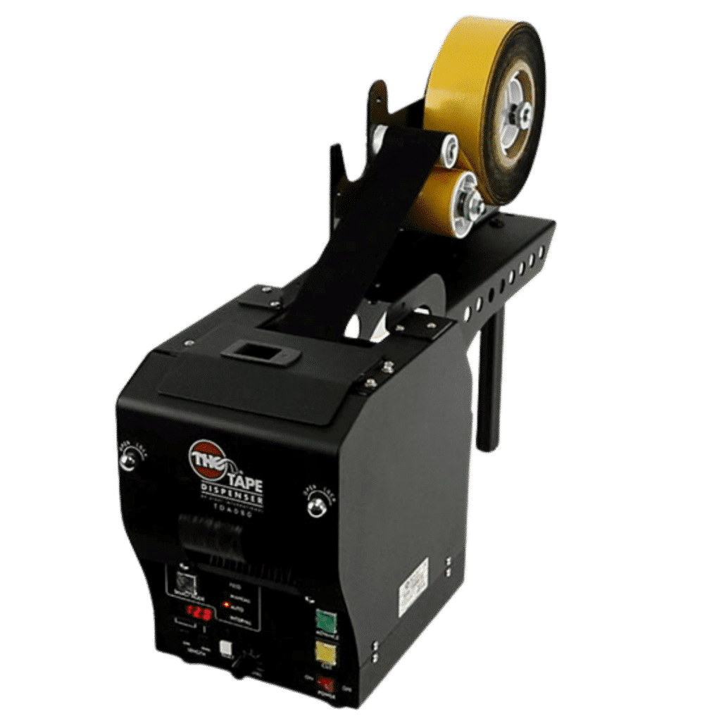 Automatic adhesive tape dispenser with liner collector TDA080LR